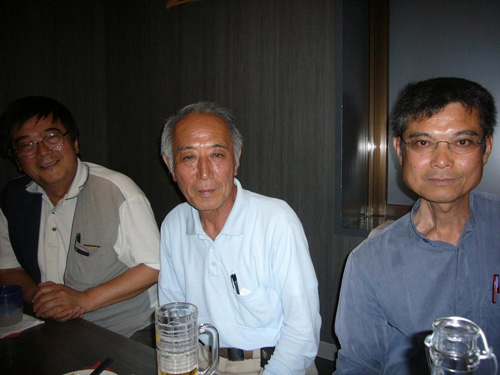 5月に来比する宮里強さん(右)と平良滋さん(左)=PNLSC提供